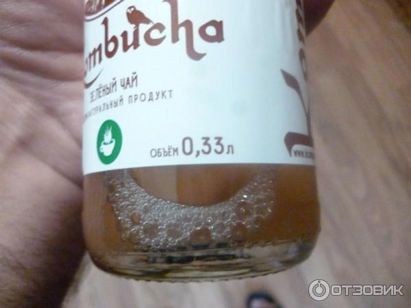 Безалкогольный напиток Kombucha Зеленый чай фото