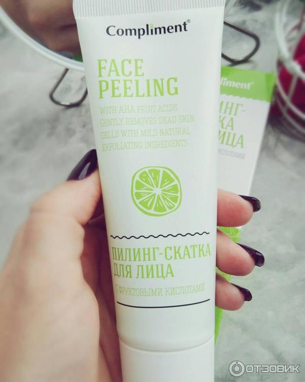 Пилинг-скатка для лица Comliment Face Peeling с фруктовыми кислотами фото