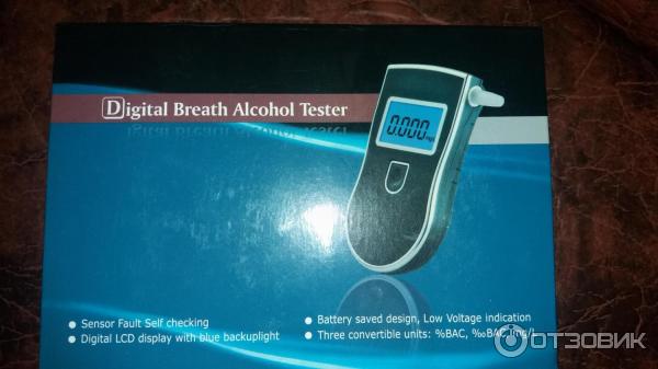 Алкотестер Digital Breath Alcohol Tester АТ-818 фото