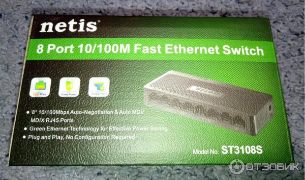 Коммутатор Netis st3108s фото