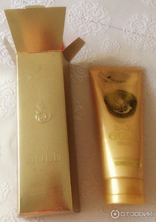 Пенка для умывания Elizavecca 24K Gold Snail Cleansing Foam