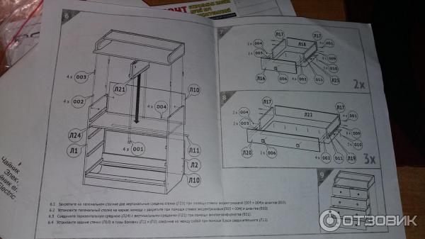 Пеленальный комод сборка инструкция