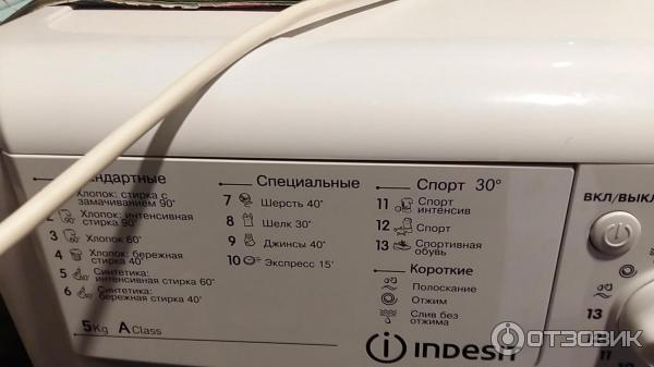 Стиральная машина Indesit IWSB 5085 фото