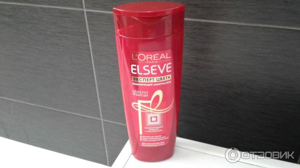 Ламинирующий шампунь-уход LOreal Elseve Эксперт Цвета