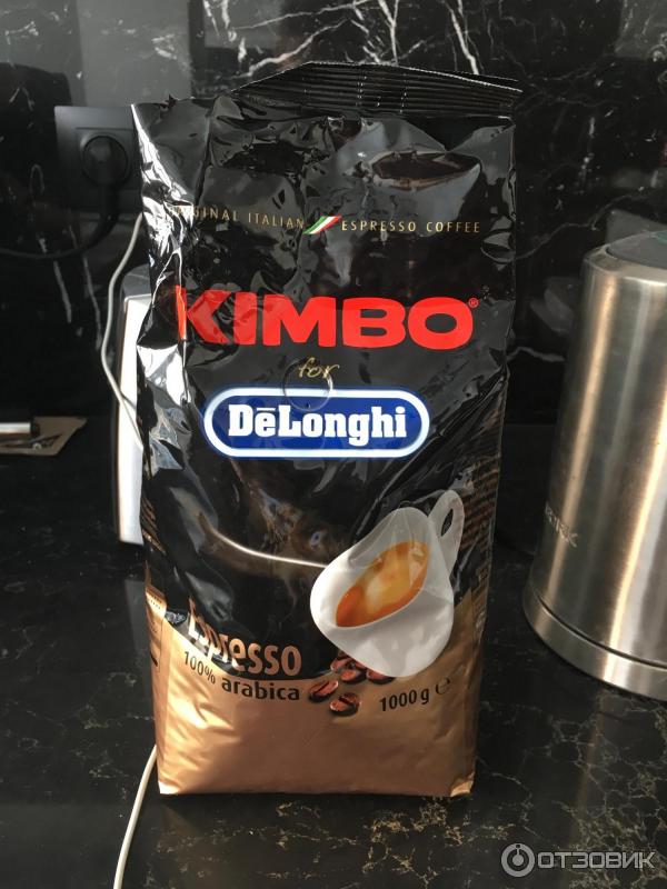 Кофе в зернах Kimbo Delonghi Espresso 100% Arabica фото