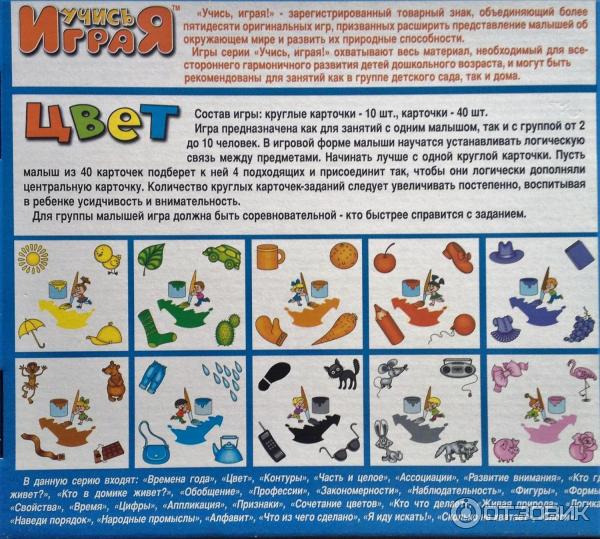 Развивающая игра 