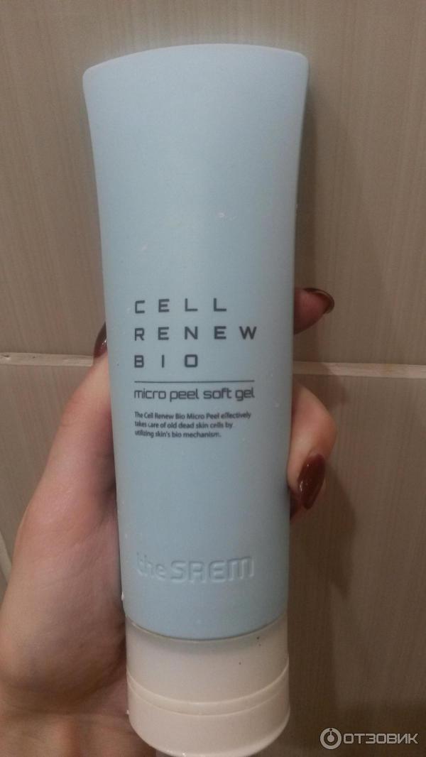 Гель-пилинг для лица The Saem Cell Renew Bio Micro Peel Soft Gel фото