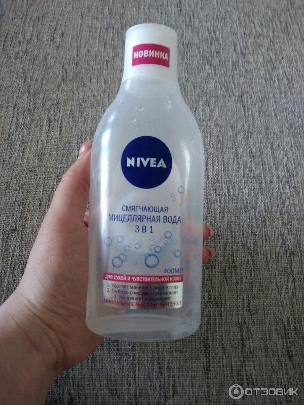 Смягчающая мицеллярная вода Nivea 3 в 1 фото