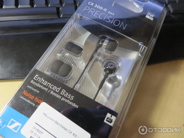 Наушники Sennheiser CX 300-II Precision Black