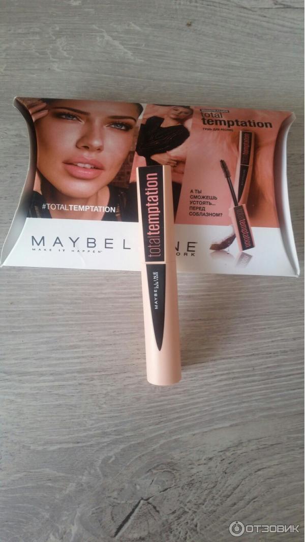 Тушь для ресниц Maybelline Total Temptation фото