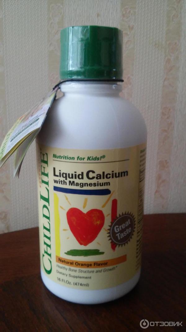 Комплекс с кальцием и магнием Child Life Liquid Calcium with Magnesium фото