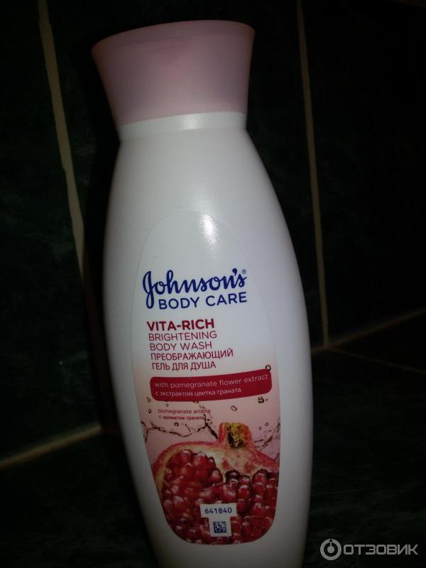 Гель для душа Johnson's Body Care с экстрактом цветка граната фото