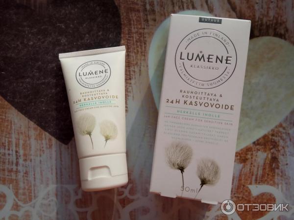 Крем для чувствительной кожи лица Lumene 24H Klassiko Soothing & Hydrating фото