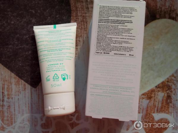 Крем для чувствительной кожи лица Lumene 24H Klassiko Soothing & Hydrating фото