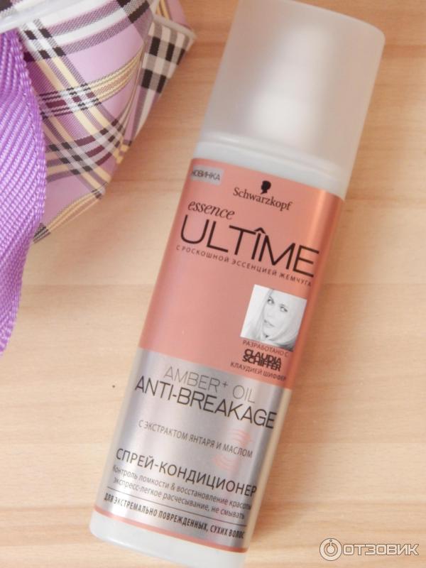 Спрей-кондиционер Schwarzkopf Essence Ultime Amber + Oil Anti-Breakage фото