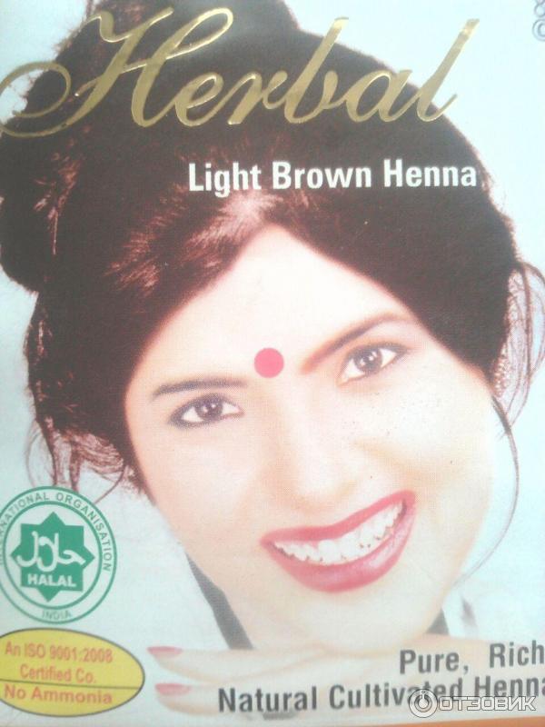 Индийская хна Herbul Brown Henna коричневый тон фото