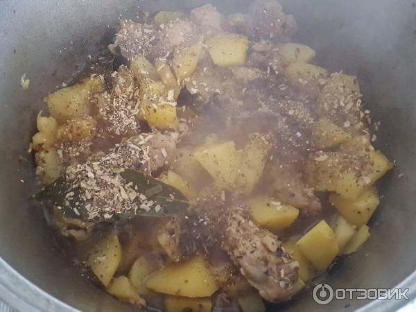 Грибы белые сушеные с овощами Дико вкусно фото