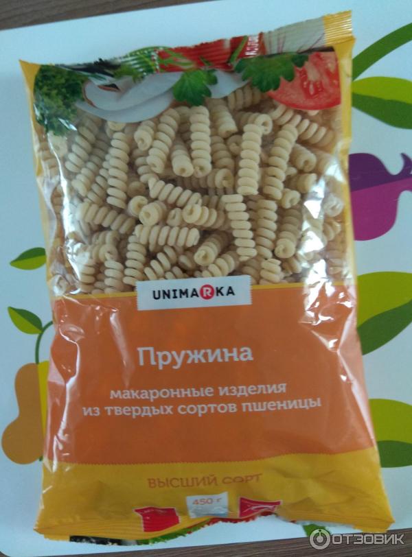 Макаронные изделия Unimarka Пружина фото