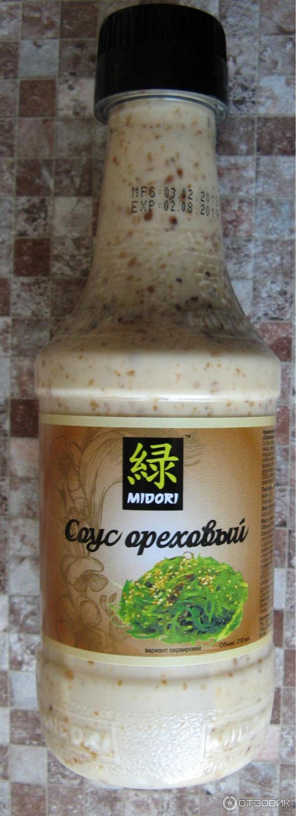 Отзыв о Ореховый соус Midori | Очень вкусный соус