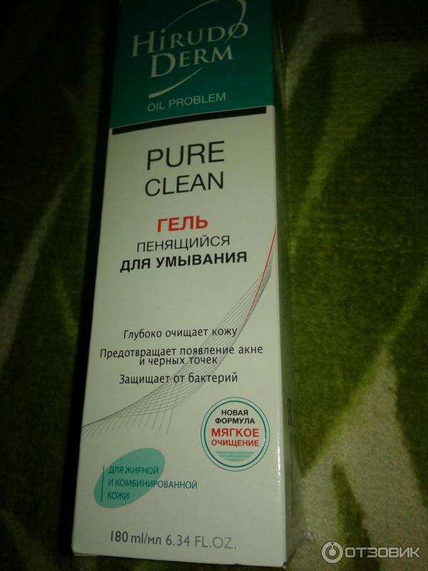 Гель-пенка для умывания Hirudo Derm Pure Clean