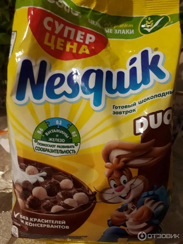 Готовый завтрак Nesquik Duo Nestle фото