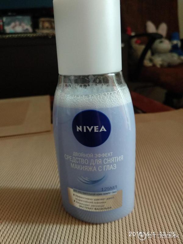 Средство для удаления макияжа с глаз Nivea Двойной эффект фото