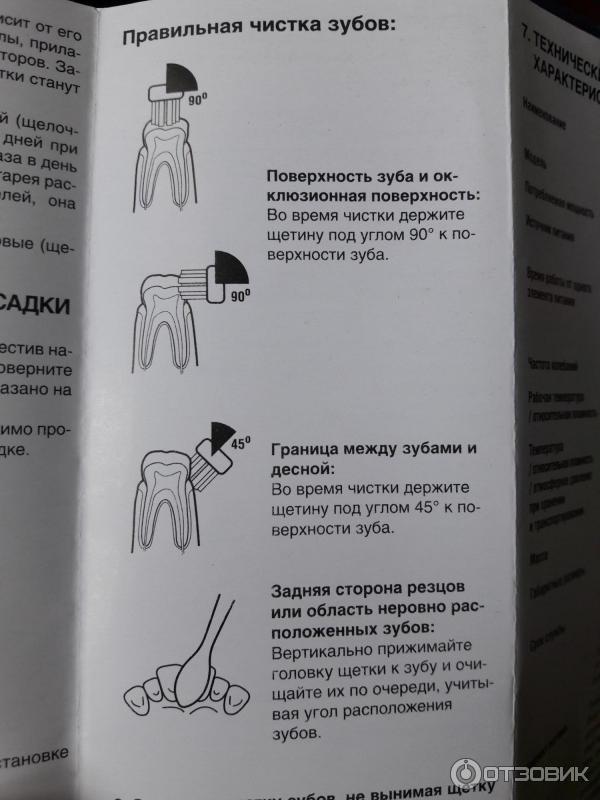 Инструкция по чистке зубов