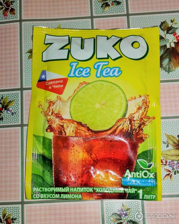 Растворимый фруктовый напиток Zuko со вкусом Ice tea