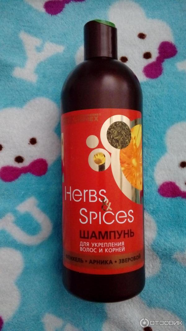 Шампунь BelKosmex Herbs&Spices для укрепления волос и корней фото