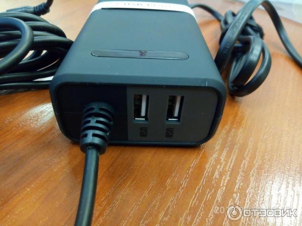 Универсальный блок питания Trust Duo 90W Laptop charger with 2 USB ports фото