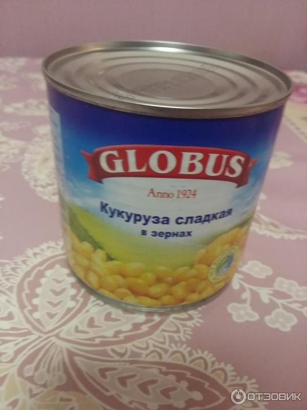 Кукуруза сладкая в зернах Globus фото