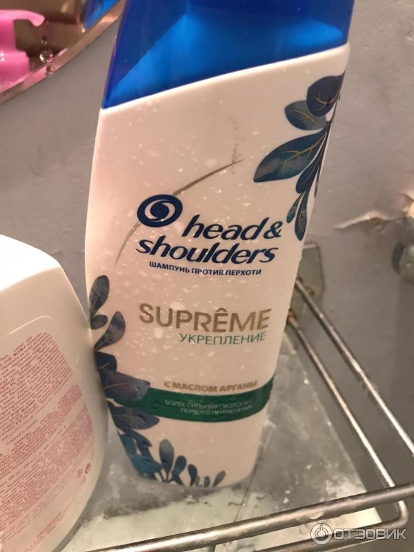 Шампунь Head&Shoulders Supreme укрепление с маслом арганы фото