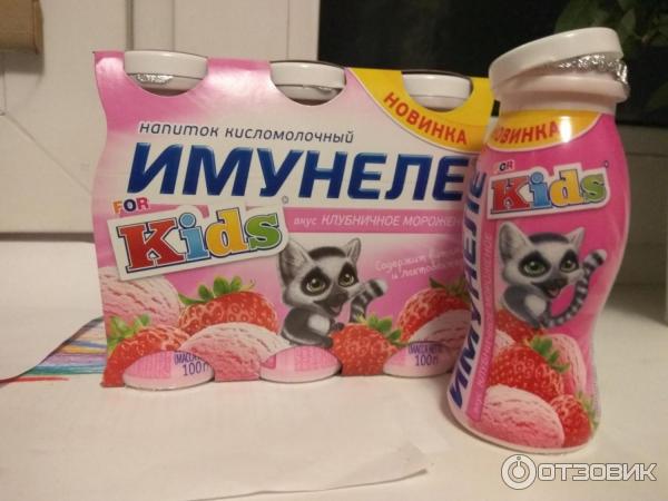 Кисломолочный напиток Имунеле for Kids фото