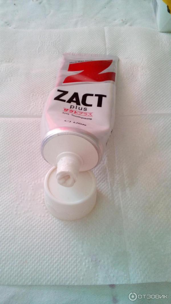 Зубная паста ZACT plus фото