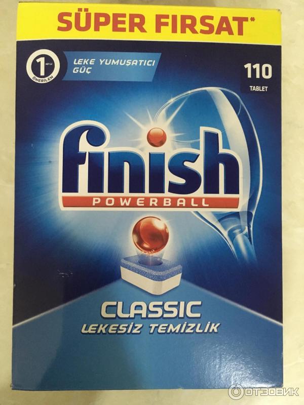 Таблетки для посудомоечной машины Finish Classic фото