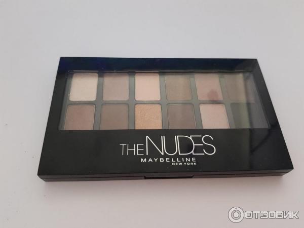 Палетка теней Maybelline The Nudes eyeshadow palette фото