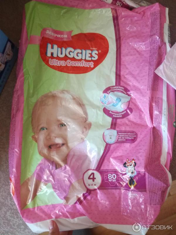 Подгузники Huggies Ultra Comfort для девочек фото