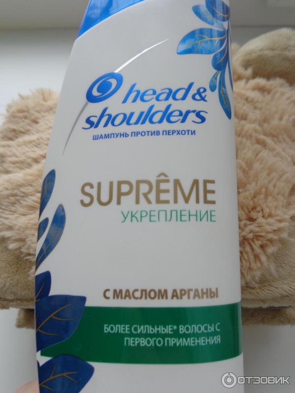 Шампунь Head&Shoulders Supreme укрепление с маслом арганы фото