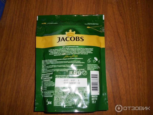 Растворимый кофе Jacobs Monarch