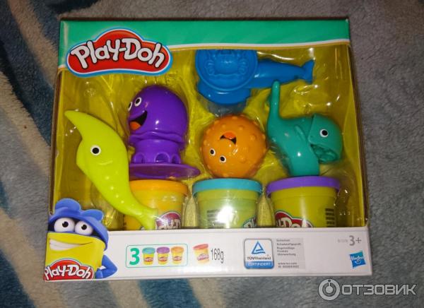 Набор пластилина Play-Doh Ocean Tools фото