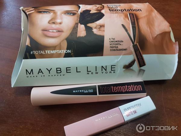 Тушь для ресниц Maybelline Total Temptation фото