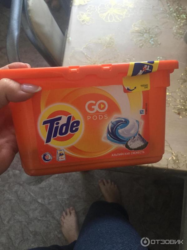 Капсулы для стирки Tide Pods фото