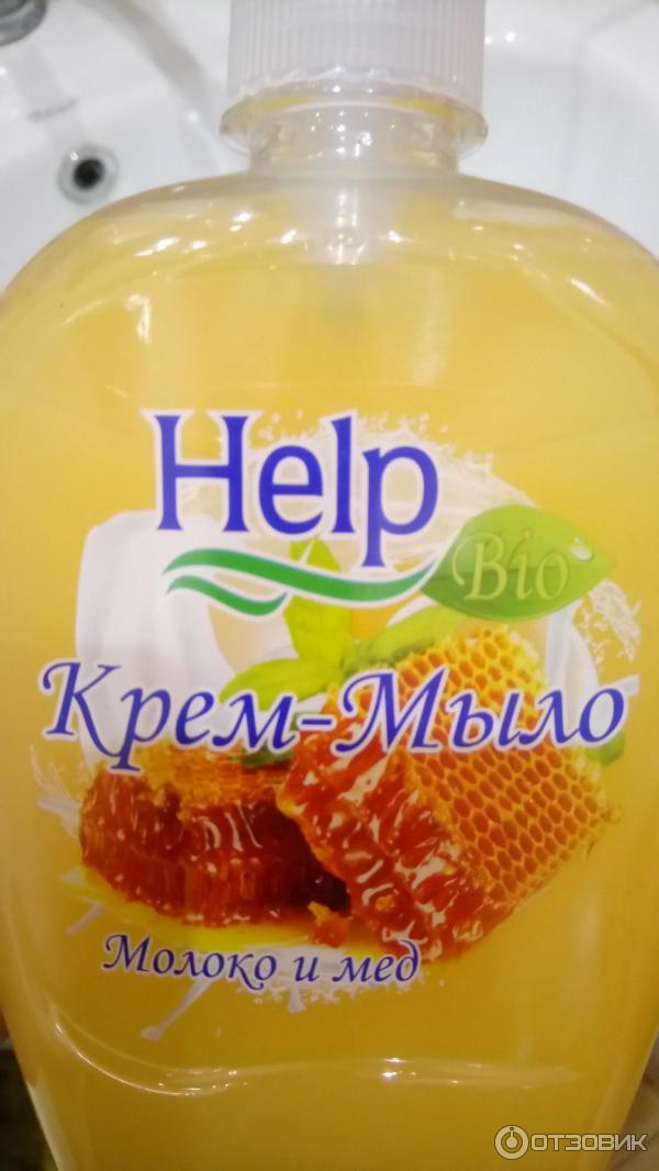 Крем-мыло Help Молоко и мед фото