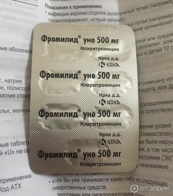 Фромилид уно таблетки инструкция Фромилид уно таблетки инструкция