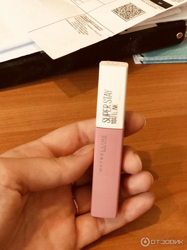 Жидкая матовая помада MAYBELLINE SuperStay Matte Ink фото