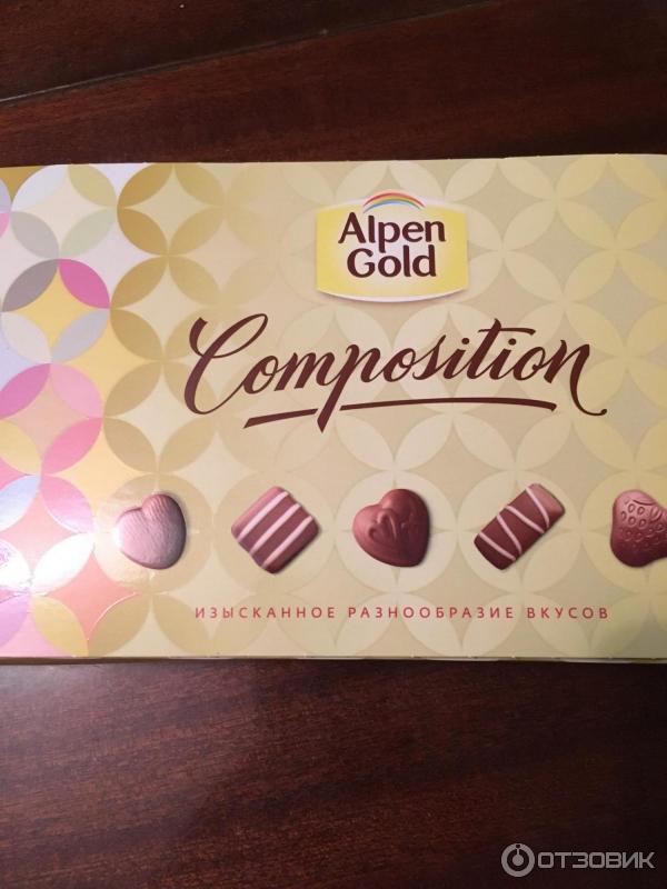 Набор конфет Alpen Gold Composition 5 вкусов фото