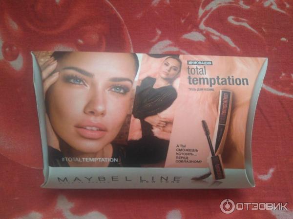 Тушь для ресниц Maybelline Total Temptation фото