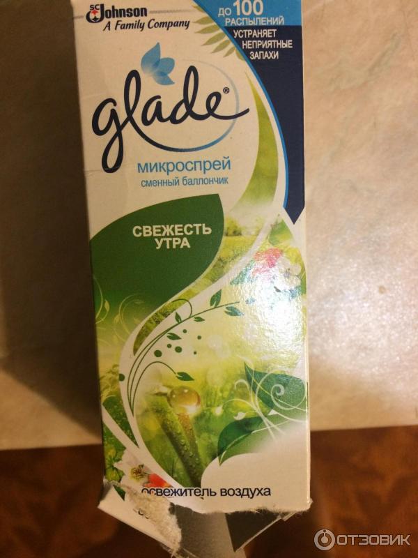 Освежитель воздуха Glade микроспрей Свежесть утра фото