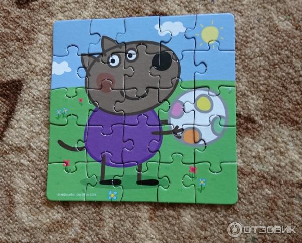 Набор пазлов 4 в 1 Peppa Pig Origami Puzzle Друзья фото