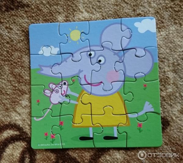 Набор пазлов 4 в 1 Peppa Pig Origami Puzzle Друзья фото